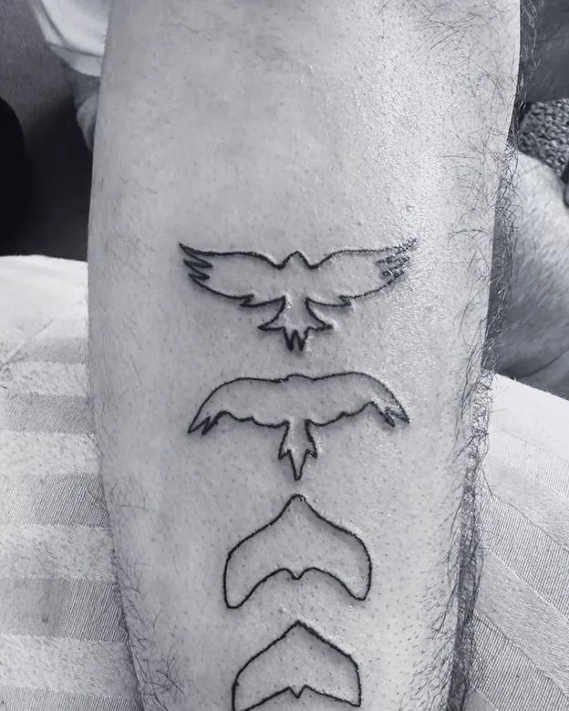 Fine line — Chevrons, Forearm. Sami Tutar, S.Ink