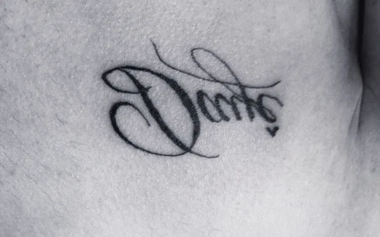Lettering — Dayê, Chest. Sami Tutar, S.Ink